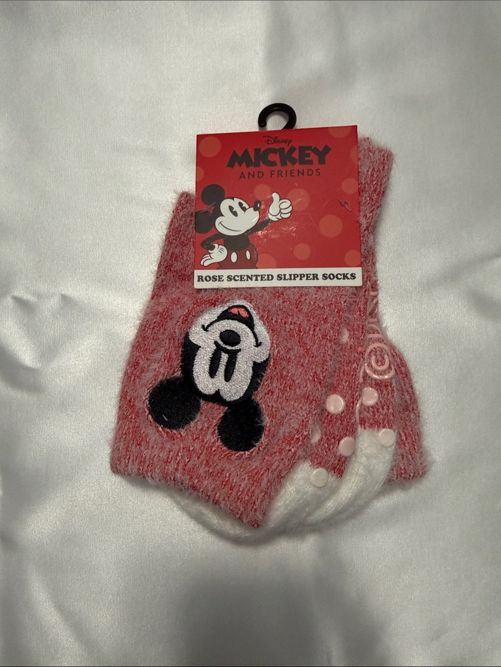 Disney Mickey & Friends Rose-Scented Slipper Socks